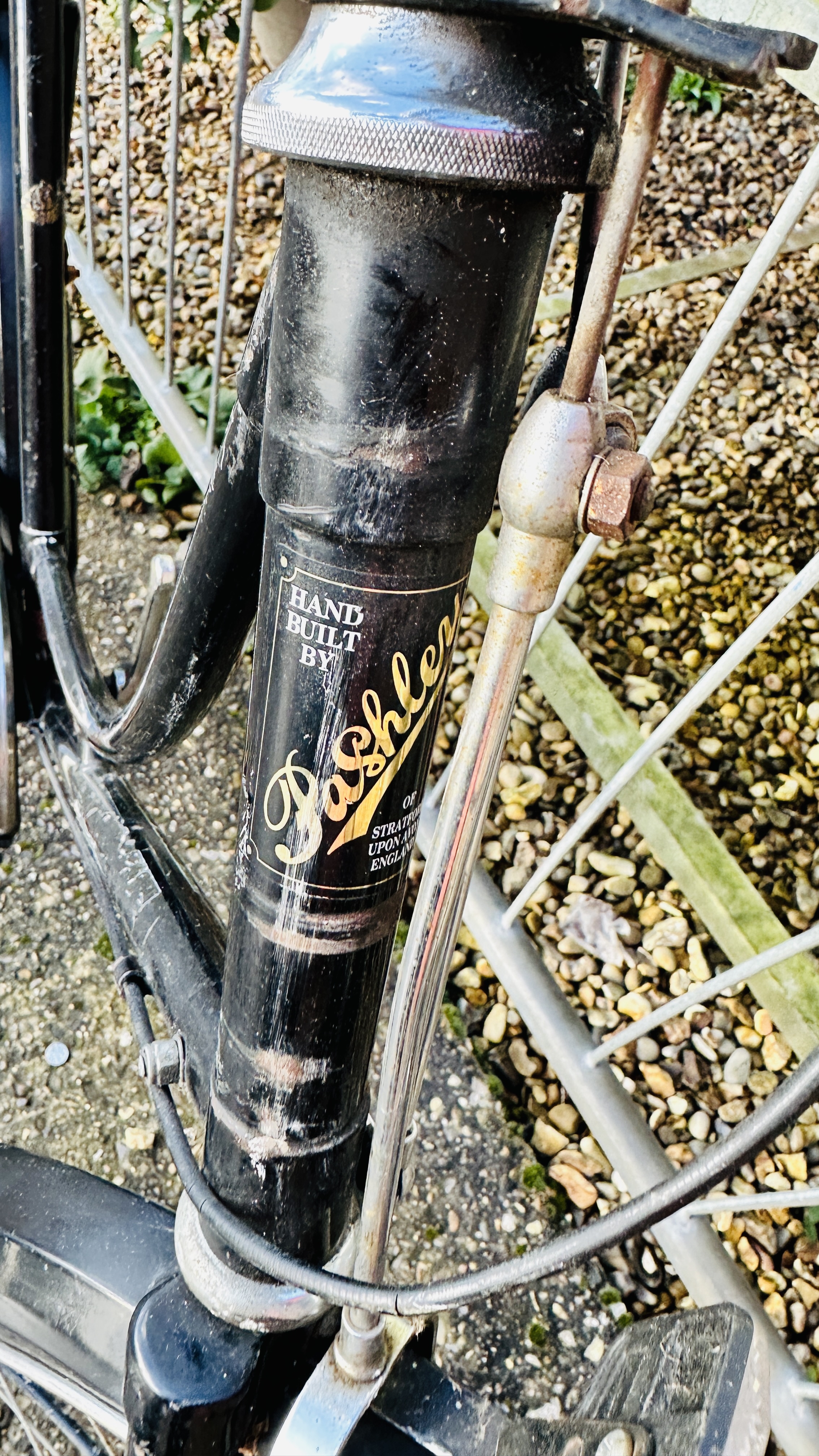 A VINTAGE PASHLEY STEP THROUGH 3 SPEED BICYCLE. - Image 9 of 9