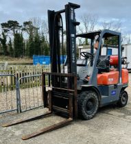 UPON INSTRUCTION OF OFFICIAL RECEIVER NEXEN FG25 FORKLIFT TRUCK S/N D22007 1594 DISPLAYED HOUR'S.