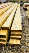 4 X APPROX 4.8M LENGTHS OF 140MM X 40MM PLANED TANALISED TIMBER.