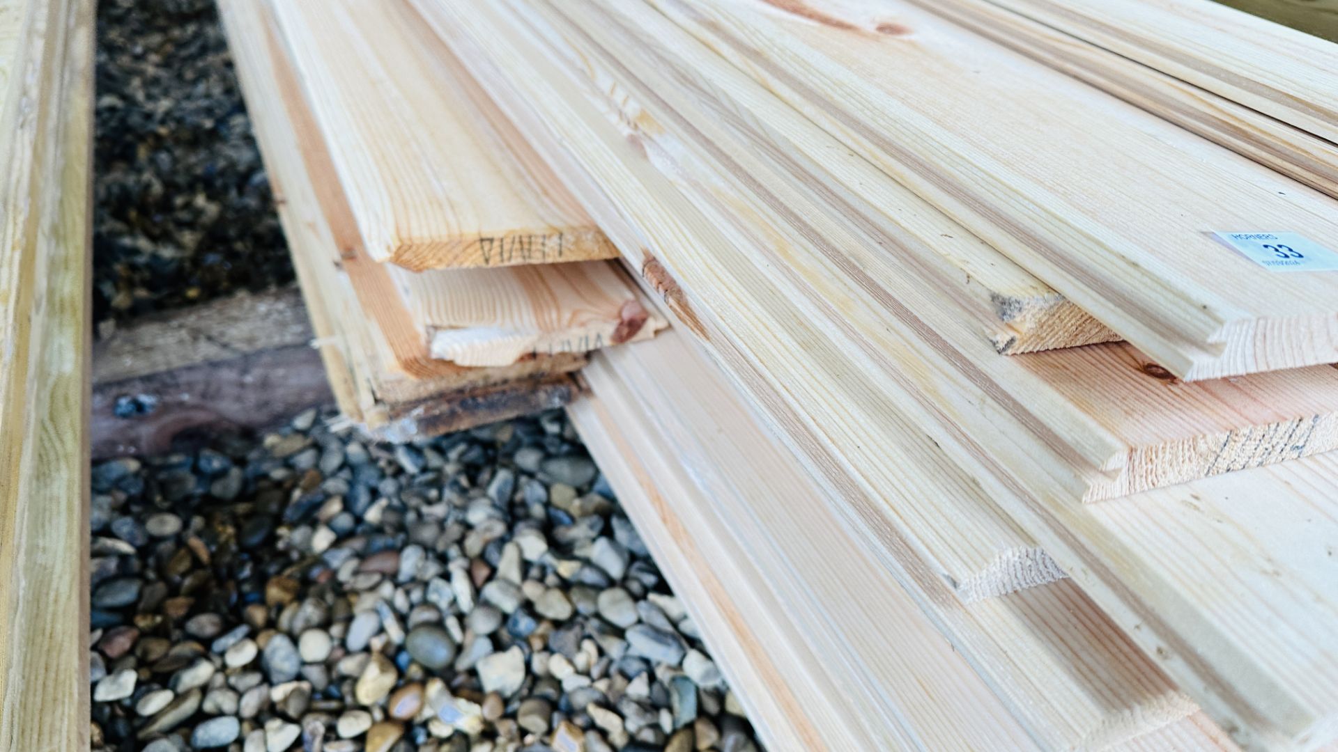 61 X APPROX 4.8 METRE LENGTHS 110MM X 15MM TONGUE AND GROOVE BOARDING. - Image 3 of 4