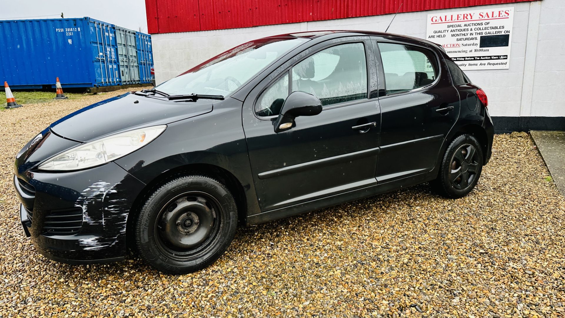 2011 PEUGEOT 207 S HDI 5 DOOR HATCHBACK. FIRST REGISTERED 29/03/2011 BLACK. - Image 3 of 20