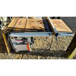 SIP 10 INCH HEAVY DUTY TABLE SAW - SOLD AS SEEN - TRADE SALE ONLY.