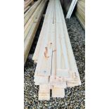 61 X APPROX 4.8 METRE LENGTHS 110MM X 15MM TONGUE AND GROOVE BOARDING.