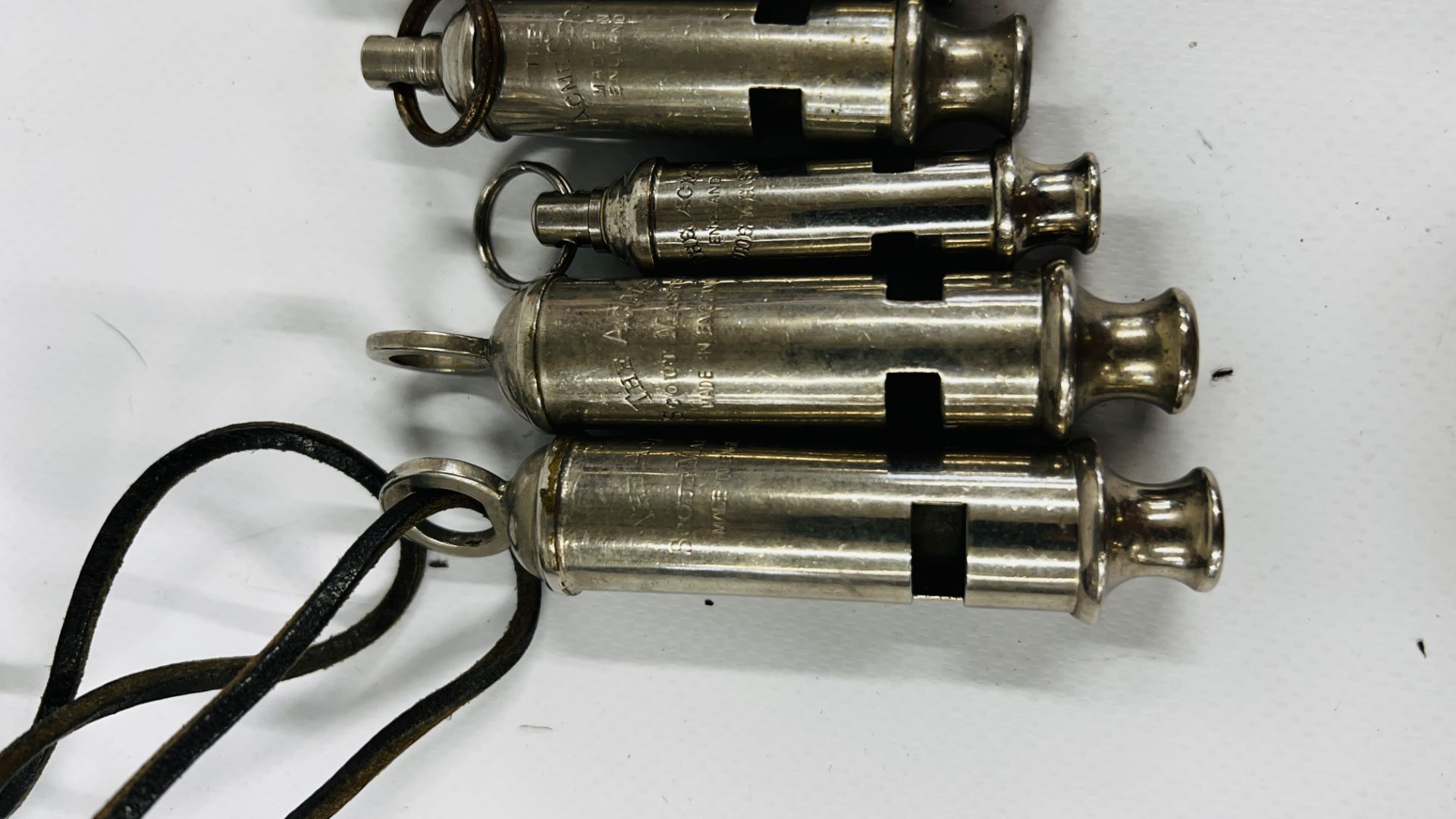 A COLLECTION OF 13 ASSORTED VINTAGE "ACME" WHISTLES, BOY SCOUTS & GIRL GUIDES. - Image 5 of 5