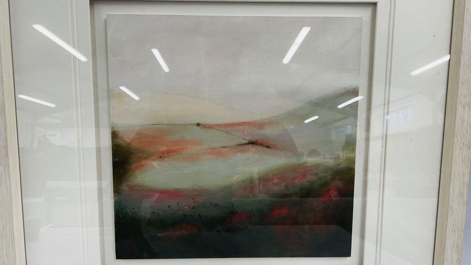 FRAMED AND MOUNTED OIL ON CANVAS HEATHER ON THE CHEVIOTS BY SUE FENLON + FRAMED AND MOUNTED PRINT - Bild 6 aus 8