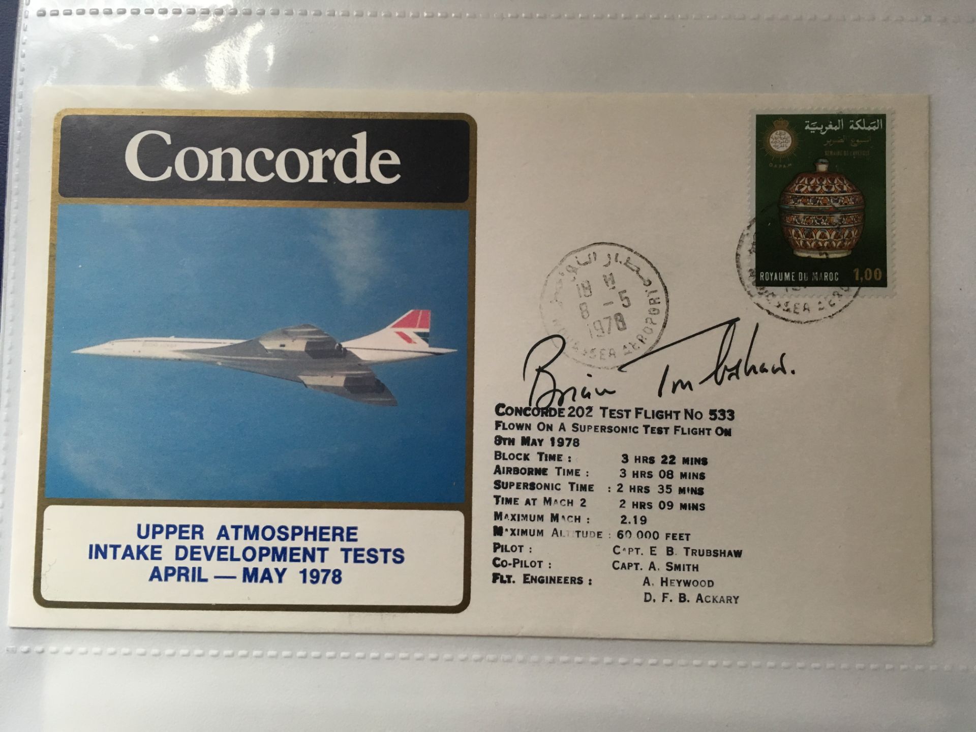 STAMPS: BINDER WITH A COLLECTION OF CONCORDE THEMED COVERS, - Image 5 of 7