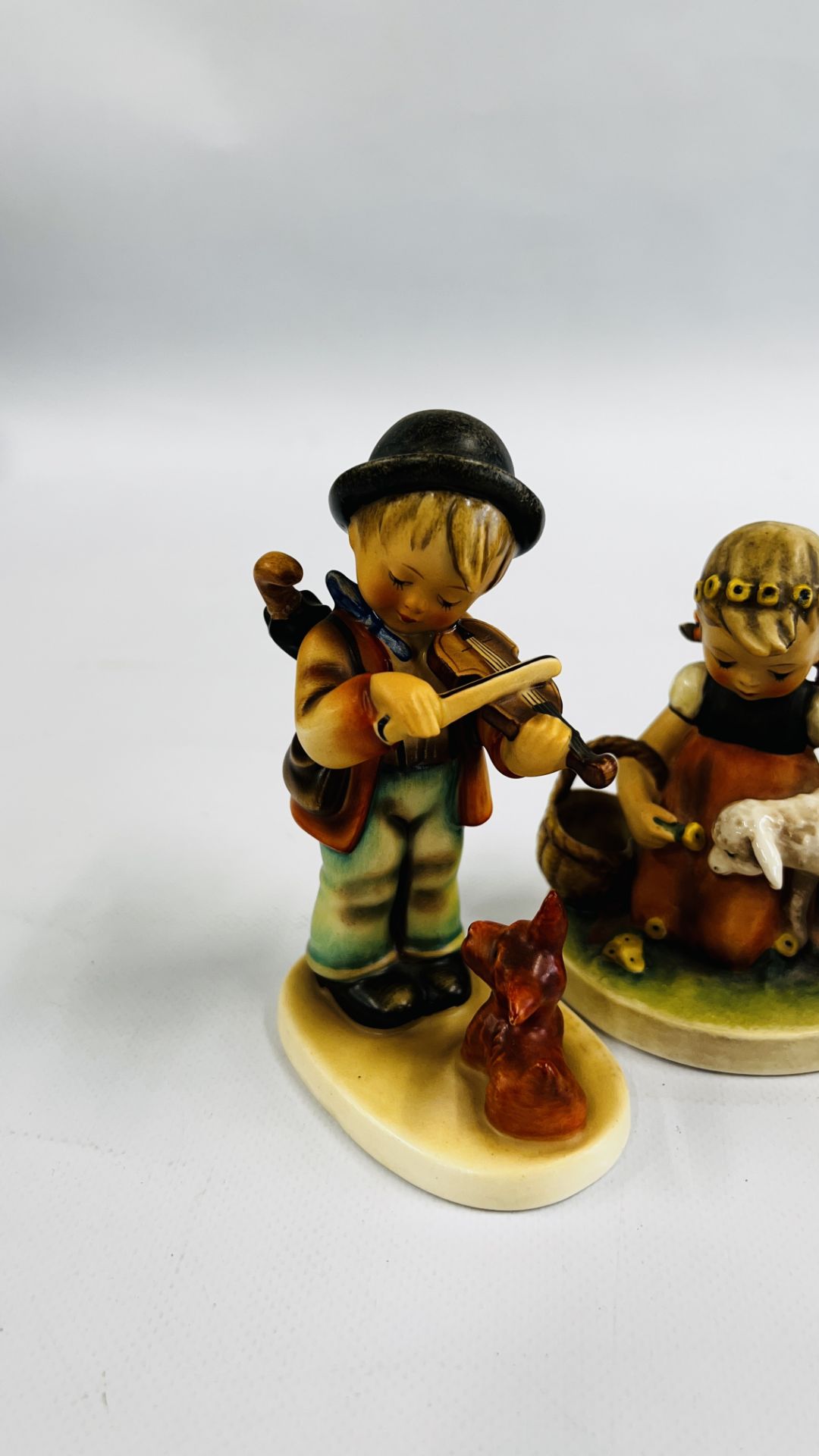 A GROUP OF FIVE GOEBEL FIGURES INCLUDING 'BOOKWORM', 'EVENING PRAYER' AND 'FAVOURITE PET' ETC. - Image 2 of 10