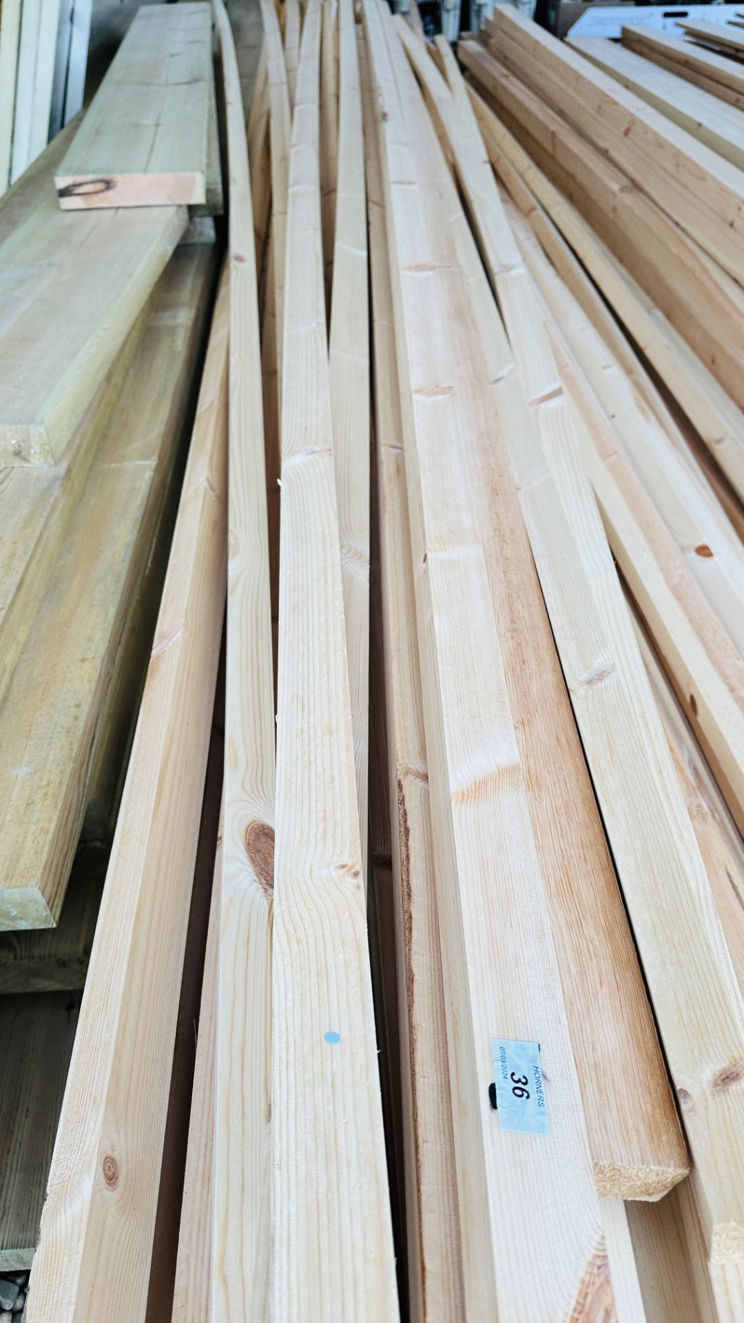 APPROX 140 LENGTHS OF 45MM X 35MM PLANED TIMBER, MINIMUM LENGTHS APPROX 4M, MAXIMUM LENGTH APPROX 5. - Image 6 of 6