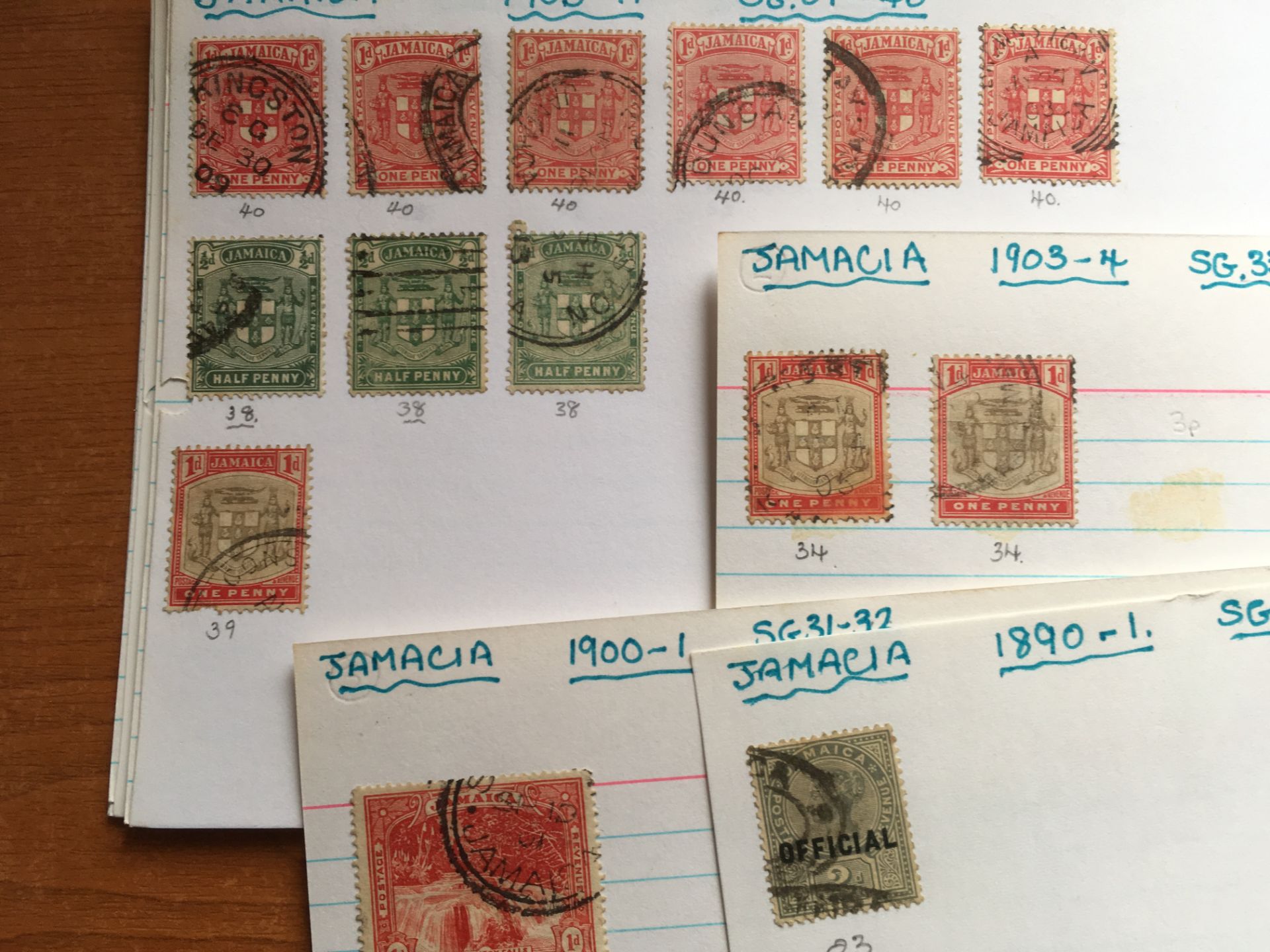 STAMPS: TUB WITH COMMONWEALTH ALL REIGNS ON CARDS, SMALL FOLDERS ETC. - Image 22 of 25