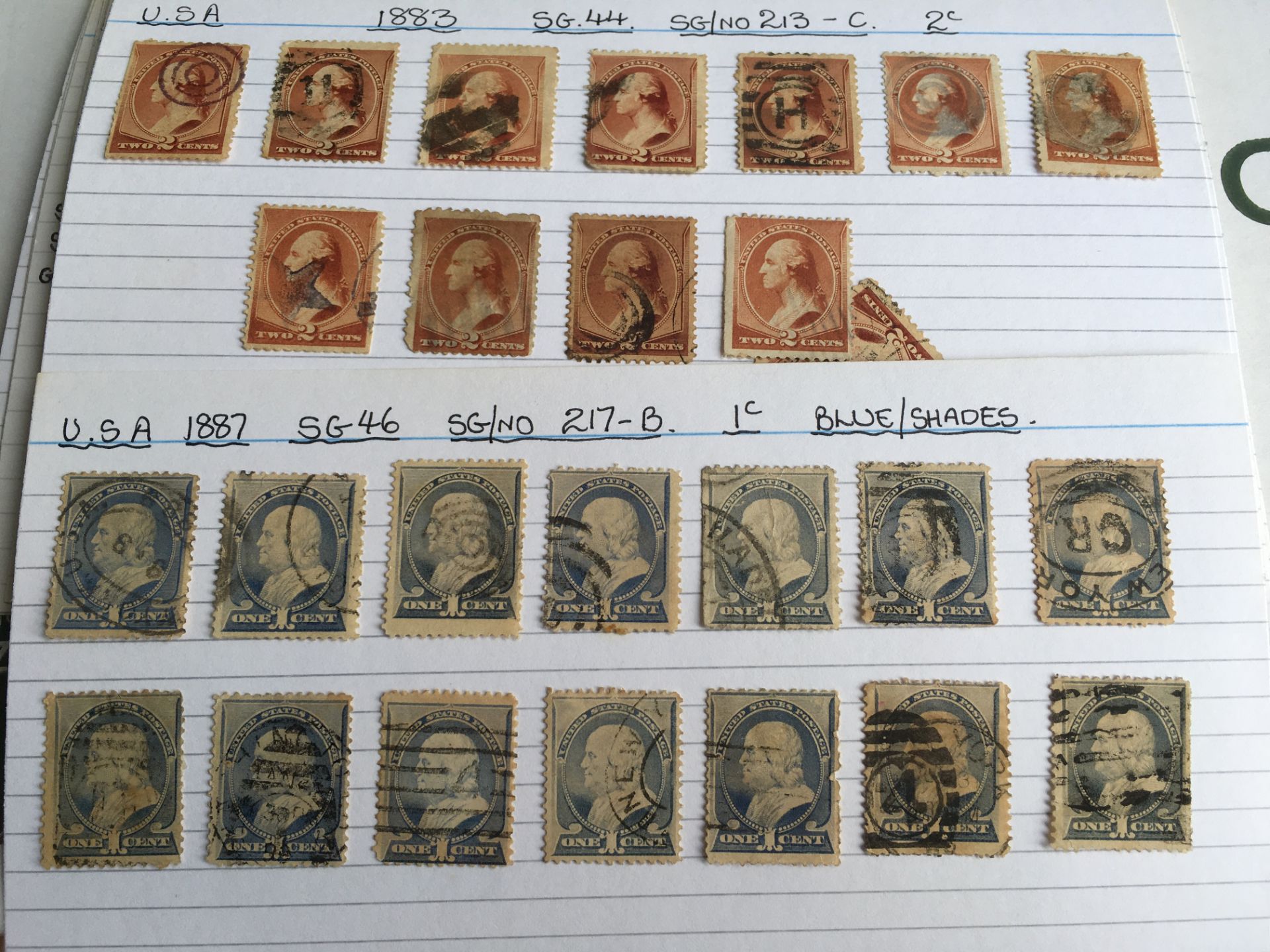 STAMPS: BOX WITH USA MAINLY USED ON QUANTITY OF CARDS SORTED BY ISSUE AND YEARS, - Image 4 of 10