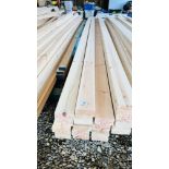 20 X 4.2 METRE LENGTHS OF 95MM X 45MM PLANED TIMBER. THIS LOT IS SUBJECT TO VAT ON HAMMER PRICE.