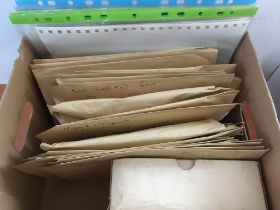 STAMPS: SMALL BOX LOOSE IN ENVELOPES, NEW ZEALAND HEALTH MINISHEETS ON LEAVES ETC.