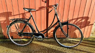 A VINTAGE PASHLEY STEP THROUGH 3 SPEED BICYCLE.
