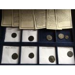 COINS: ROMAN BRONZE COINS IN BOX,