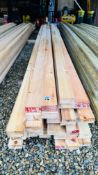 50 LENGTHS 70MM X 35MM PLANED TIMBER, MINIMUM LENGTH APPROX 1.6M, MAXIMUM LENGTH APPROX 4.8M.