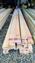 50 LENGTHS 70MM X 35MM PLANED TIMBER, MINIMUM LENGTH APPROX 1.6M, MAXIMUM LENGTH APPROX 4.8M.