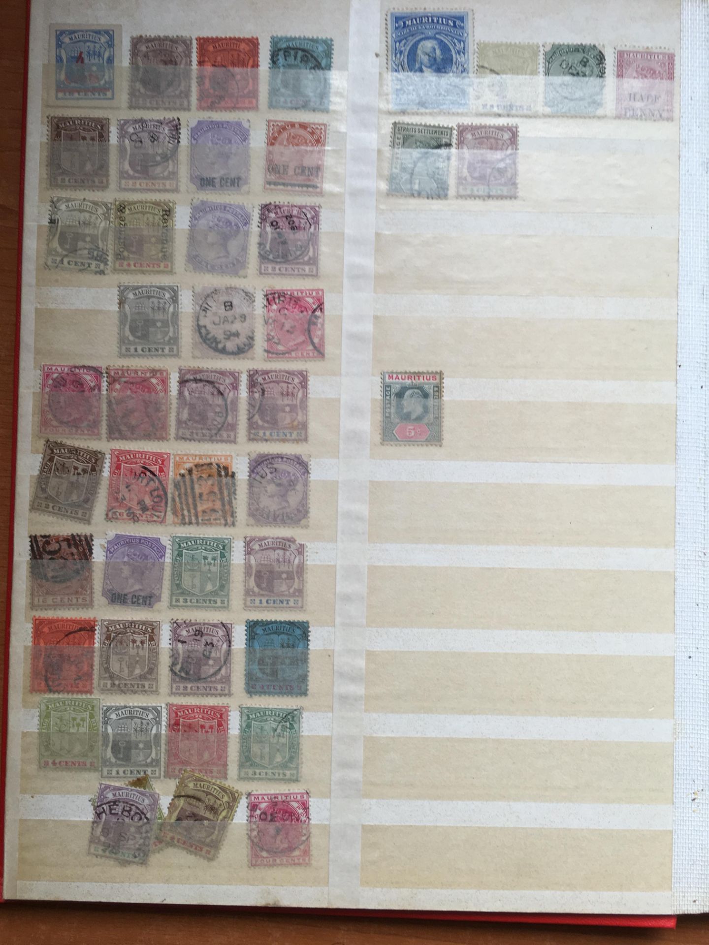 STAMPS: BOX WITH COMMONWEALTH IN FIVE STOCKBOOKS AND A BINDER, CANADA, NEW ZEALAND, MAURITIUS, ETC. - Bild 9 aus 36