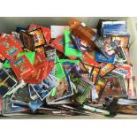 TRADING CARDS: PLASTIC TUB WITH A VAST RANGE OF CARDS, MATCH ATTAX, DR.