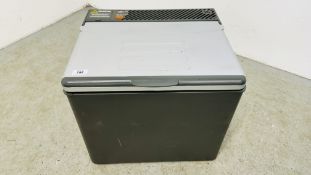 AN ELECTRIC/GAS CAMPING COOL BOX MODEL XC-35G. - SOLD AS SEEN.