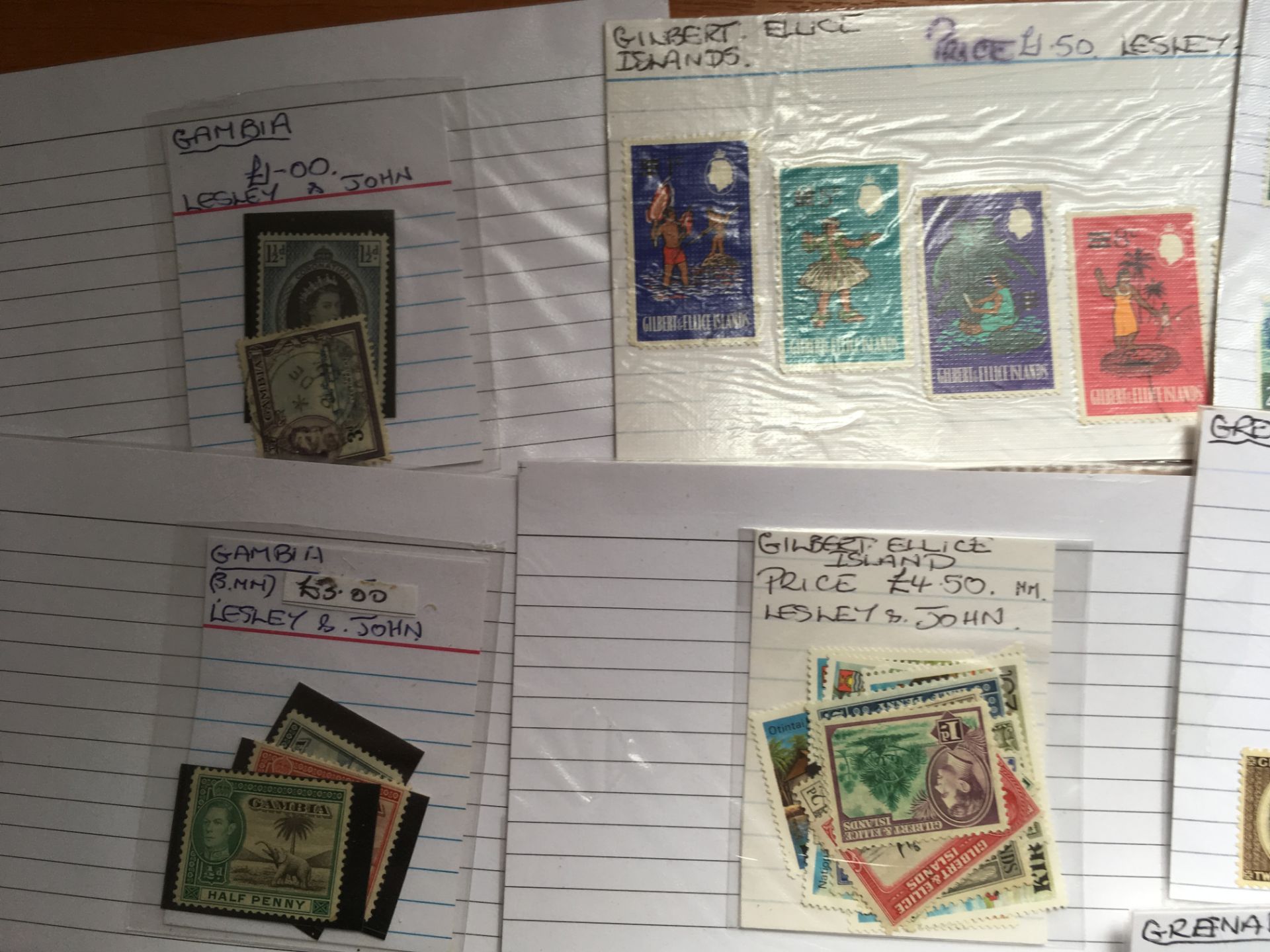STAMPS: TUB WITH COMMONWEALTH ALL REIGNS ON CARDS, SMALL FOLDERS ETC. - Image 25 of 25