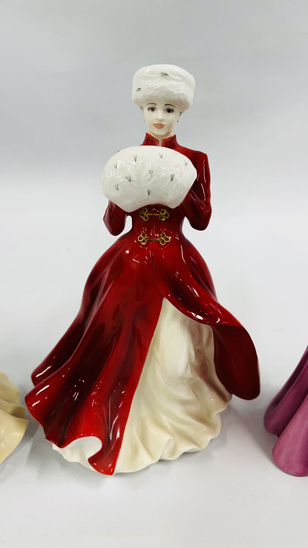 3 ROYAL DOULTON CABINET COLLECTORS FIGURINES TO INCLUDE "NATALIE" HN 5012, LIMITED EDITION 1419/15, - Image 3 of 10