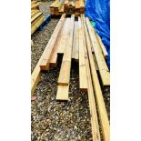 2 PALLETS CONTAINING ASSORTED TANALISED TIMBER. THIS LOT IS SUBJECT TO VAT ON HAMMER PRICE.