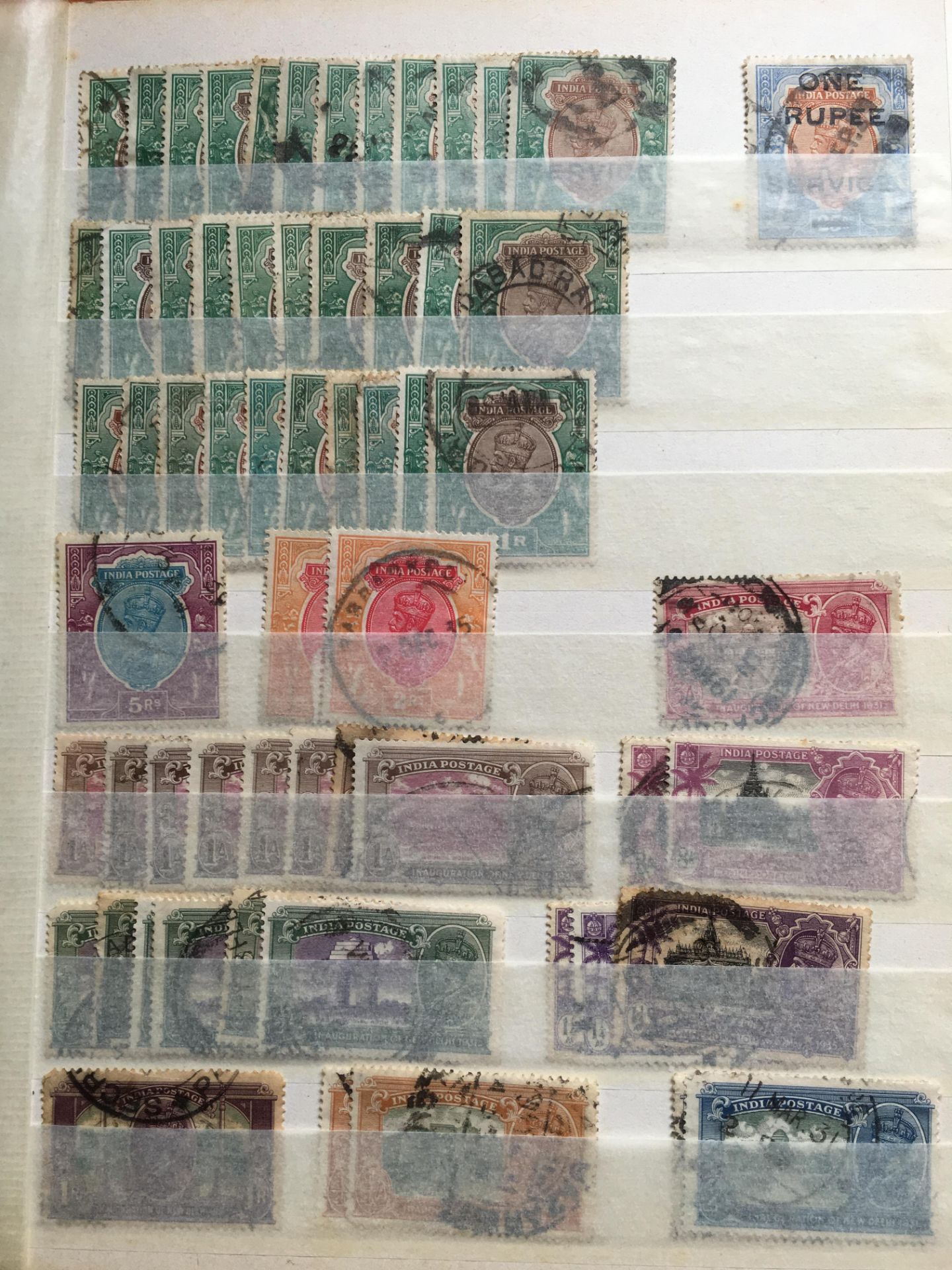 STAMPS: TUB WITH COMMONWEALTH ALL REIGNS ON CARDS, SMALL FOLDERS ETC. - Image 14 of 25