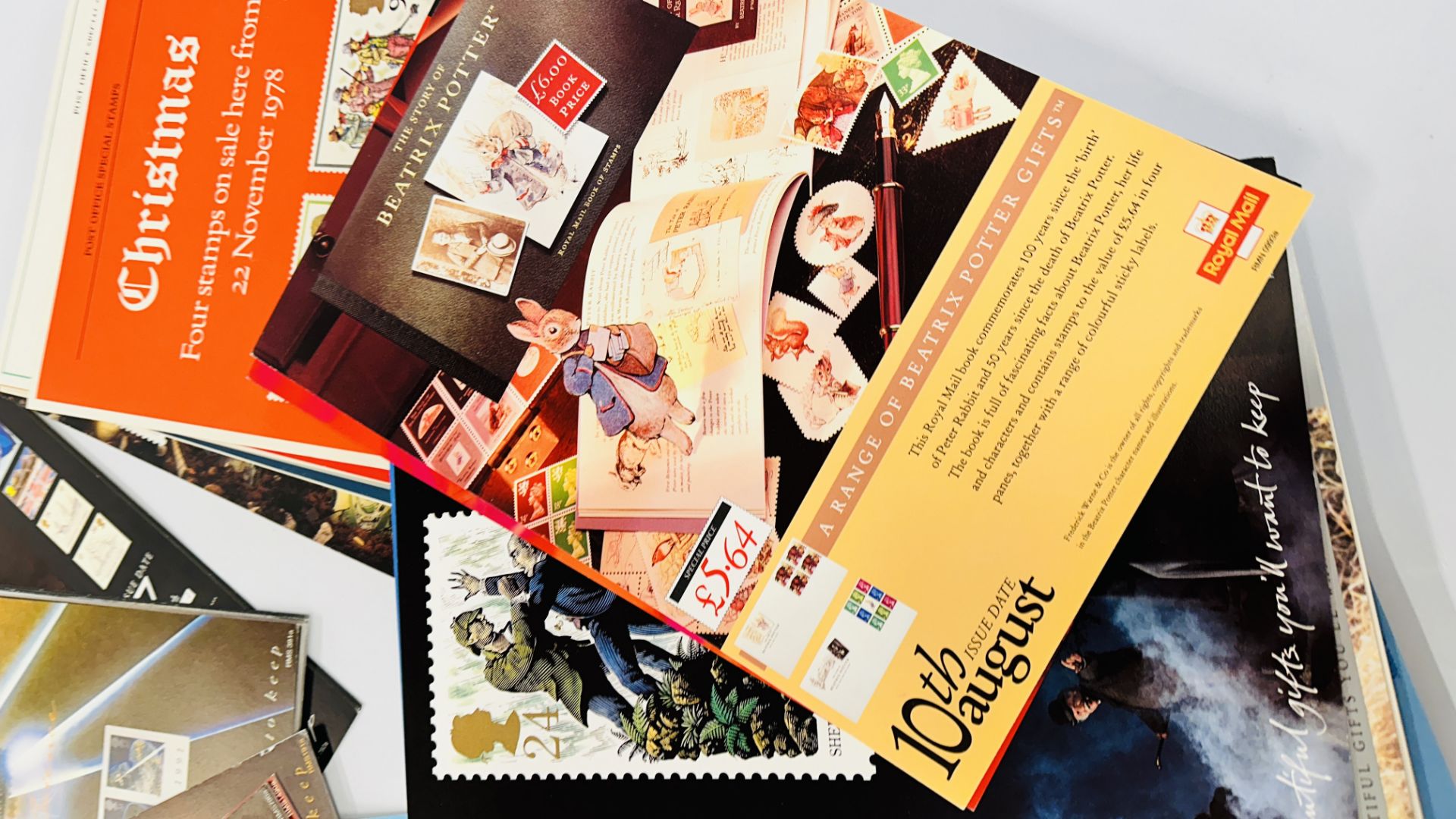 A BOX OF POINT OF SALE STAMP ADVERTISING BOOKLETS. - Image 2 of 12