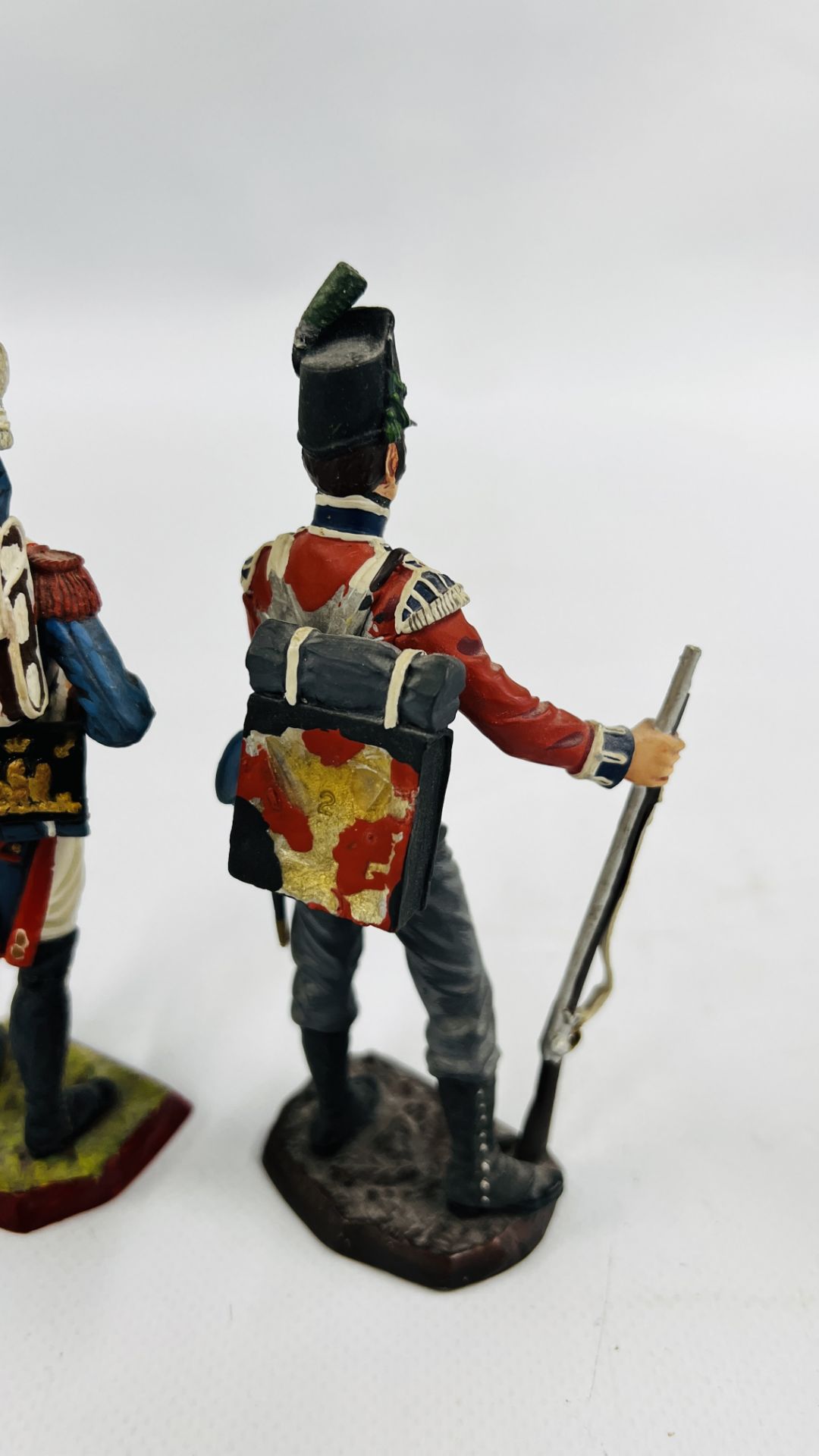 2 FRENCH LEAD SOLDIER FIGURES - H 15CM. - Image 4 of 6