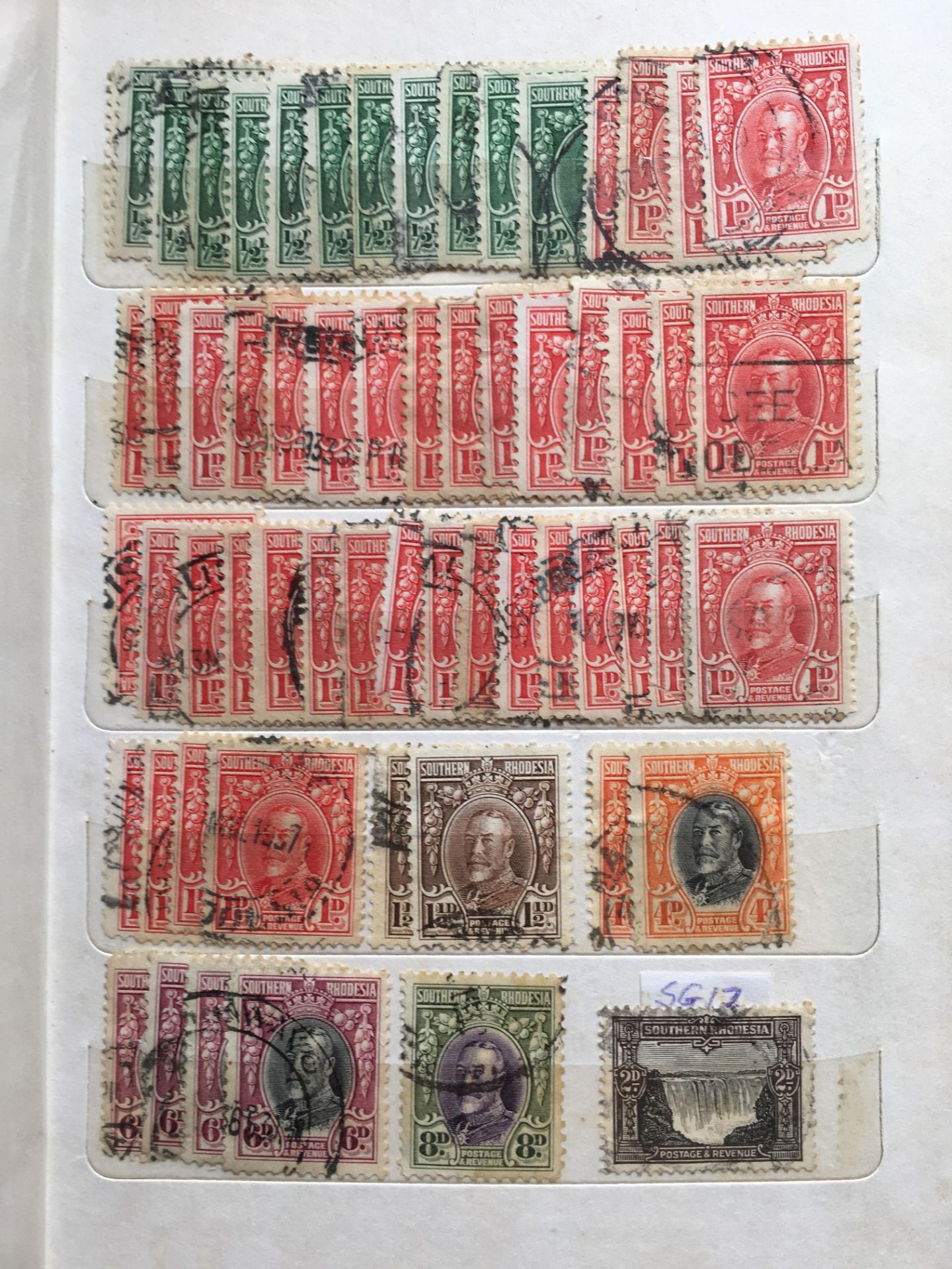 STAMPS: TUB WITH COMMONWEALTH ALL REIGNS ON CARDS, SMALL FOLDERS ETC. - Image 4 of 25