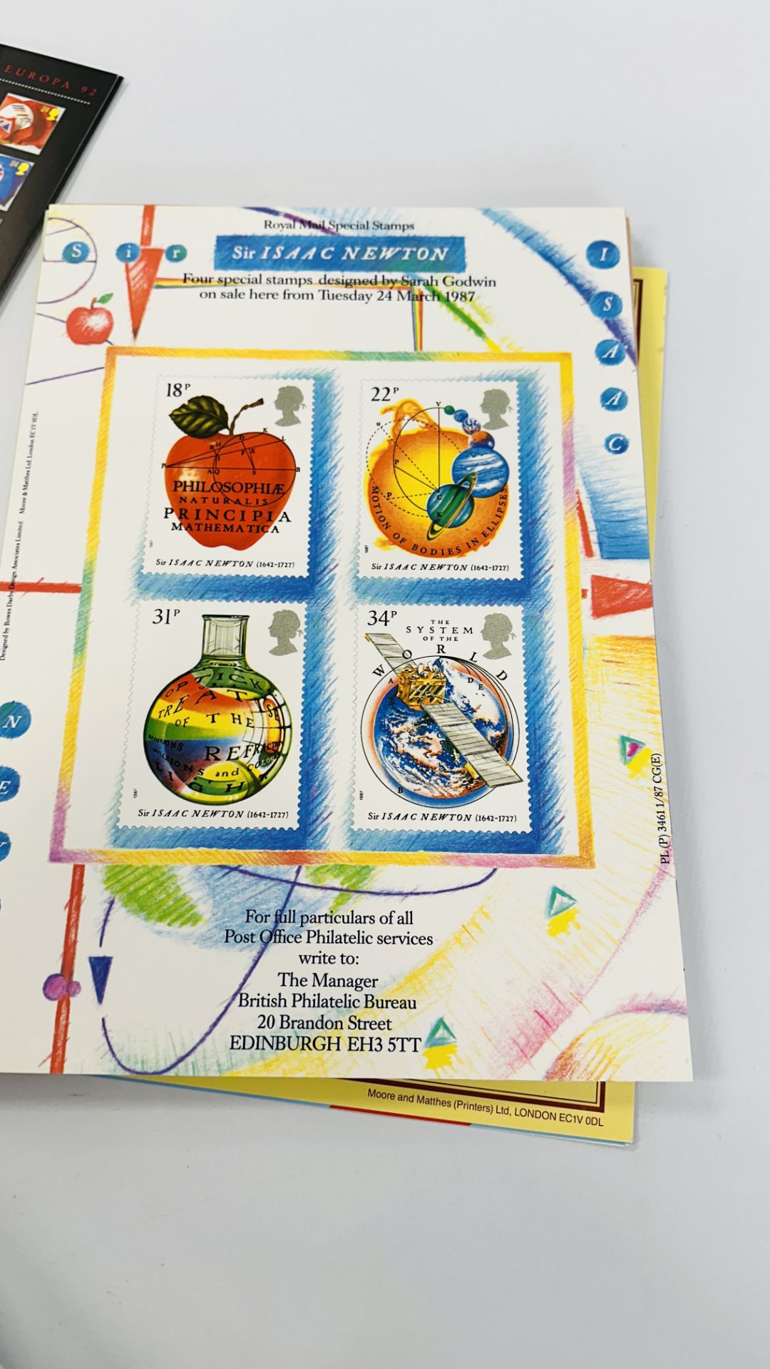 A BOX OF POINT OF SALE STAMP ADVERTISING BOOKLETS. - Image 11 of 12