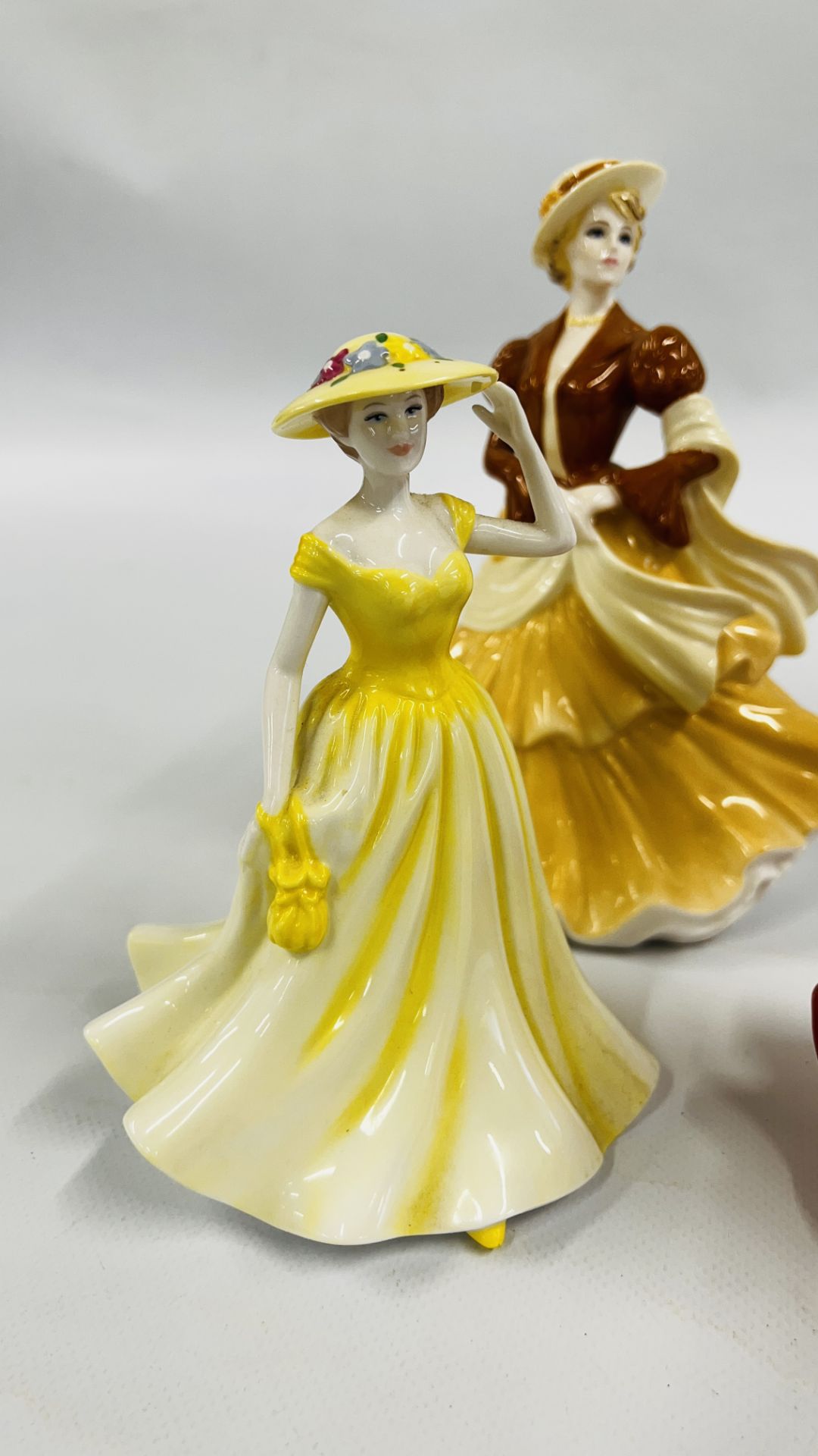 3 ROYAL DOULTON CABINET COLLECTORS FIGURES TO INCLUDE "SUMMER BREEZE" HN 4587, - Image 4 of 9