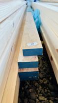 4 X 3.6 METRE LENGTHS OF 70MM X 35MM HARDWOOD. THIS LOT IS SUBJECT TO VAT ON HAMMER PRICE.