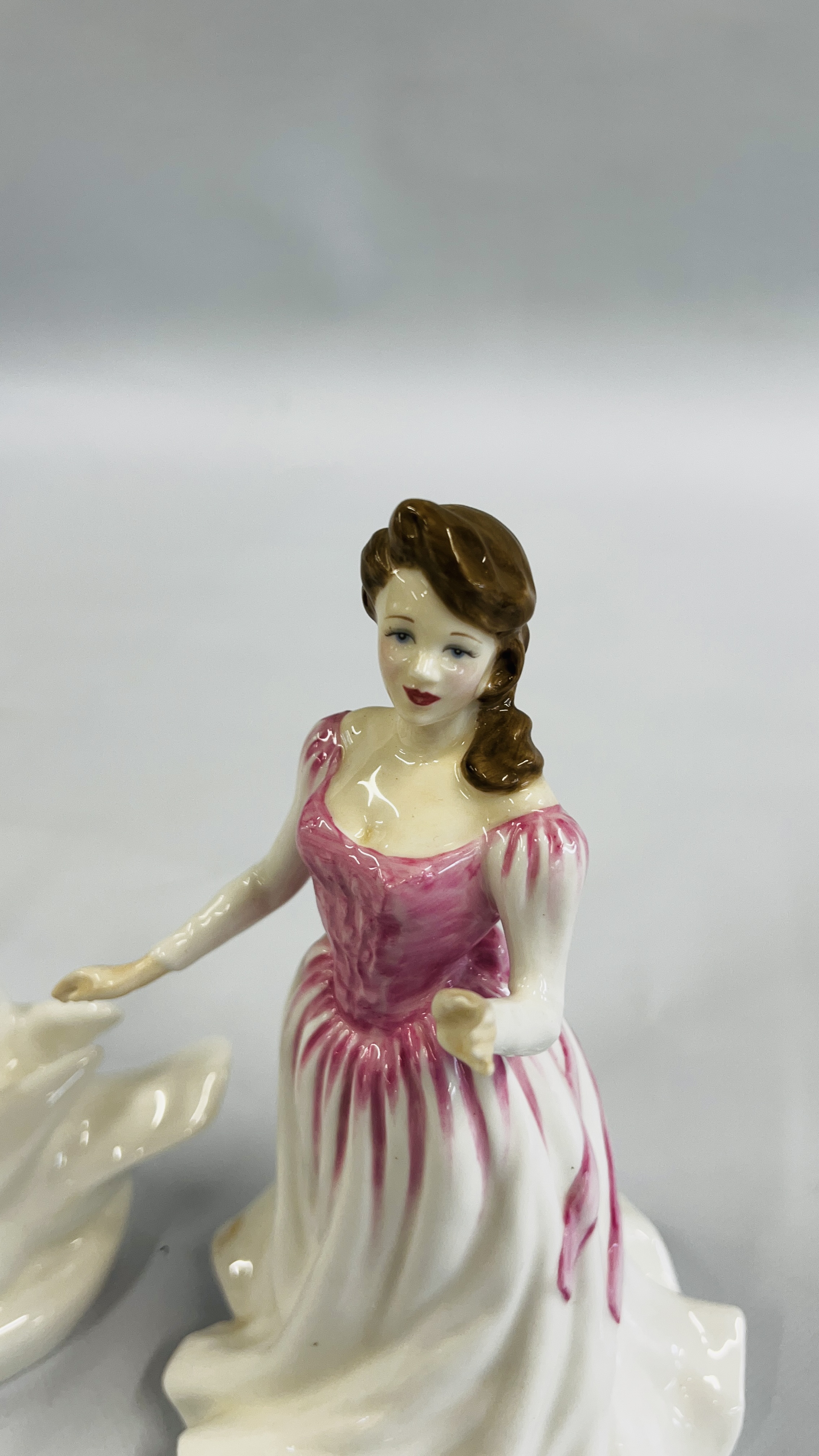 3 ROYAL DOULTON FIGURES TO INCLUDE CLASSICS IMAGES OF MATURE ENDLESS LOVE, - Image 3 of 10