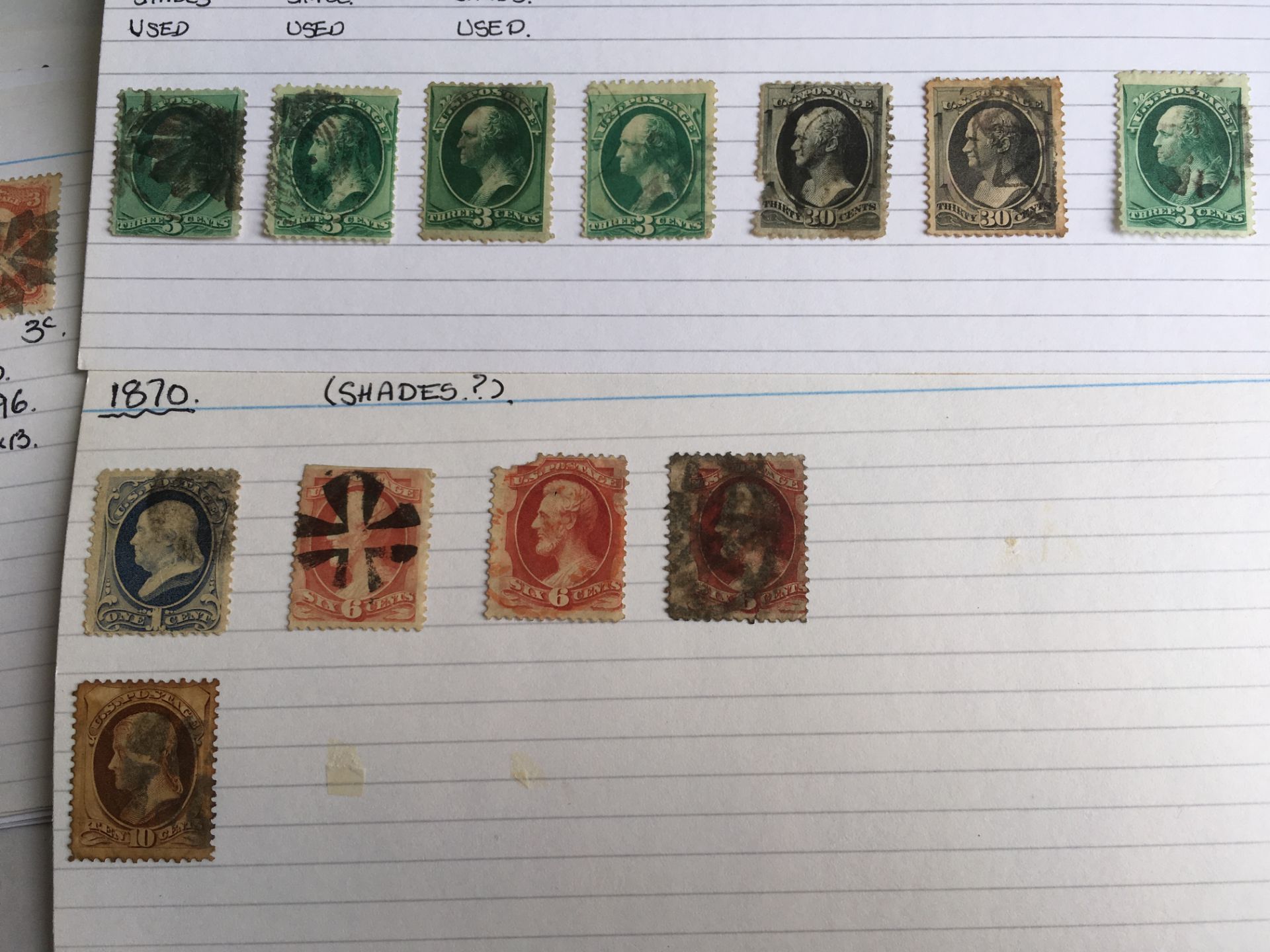 STAMPS: BOX WITH USA MAINLY USED ON QUANTITY OF CARDS SORTED BY ISSUE AND YEARS, - Image 9 of 10
