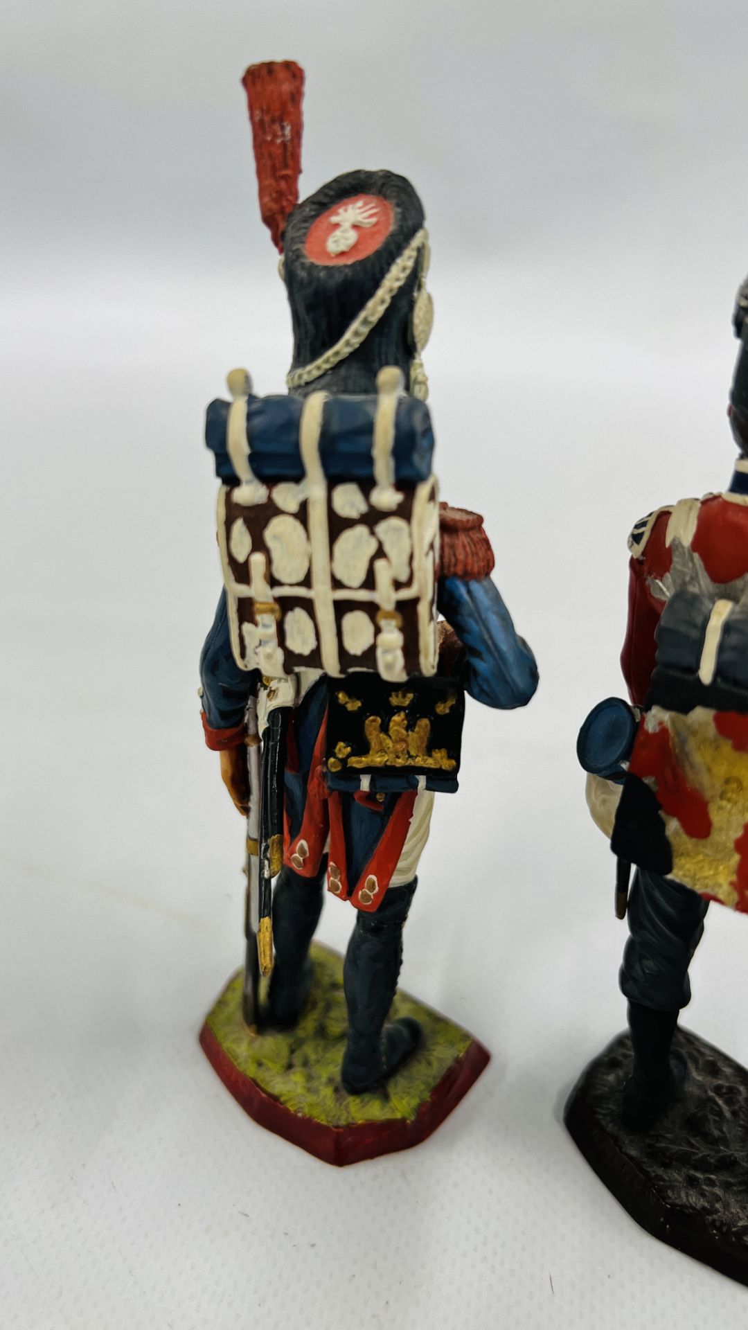 2 FRENCH LEAD SOLDIER FIGURES - H 15CM. - Image 5 of 6