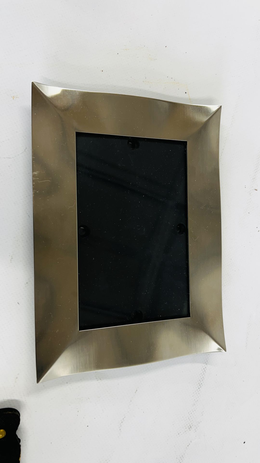 A GEORG JENSEN 'WAVE' PICTURE FRAME PLUS 2 OTHERS. - Image 6 of 7
