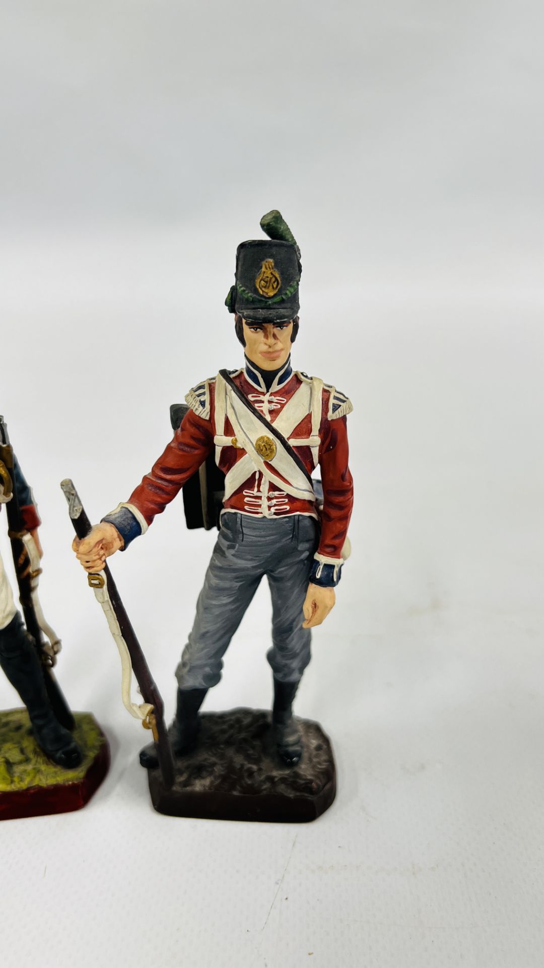 2 FRENCH LEAD SOLDIER FIGURES - H 15CM. - Image 2 of 6