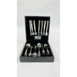 A PART CANTEEN OF VINERS STAINLESS STEEL CUTLERY - APPROX 39 PIECES.