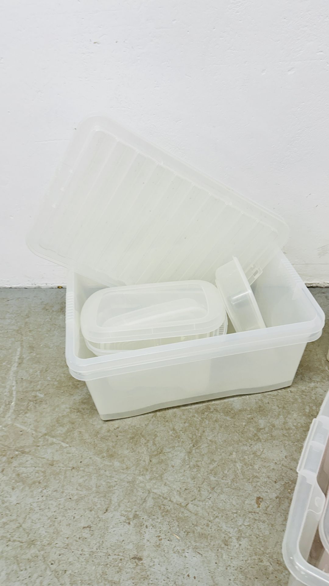 QUANTITY MIXED PLASTIC STORAGE BOXES. - Image 5 of 5