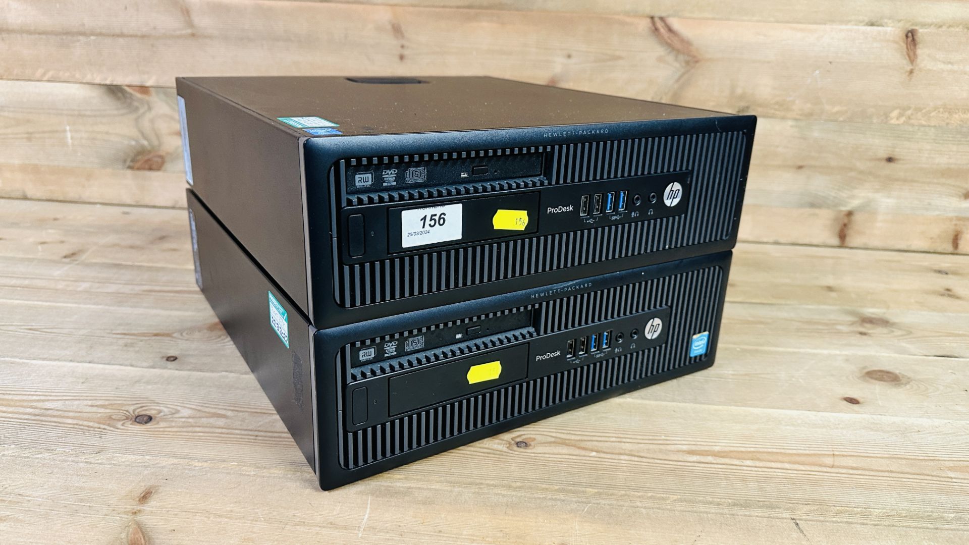 2 X HP PRODESK 600 G1 SFF BUSINESS DESKT