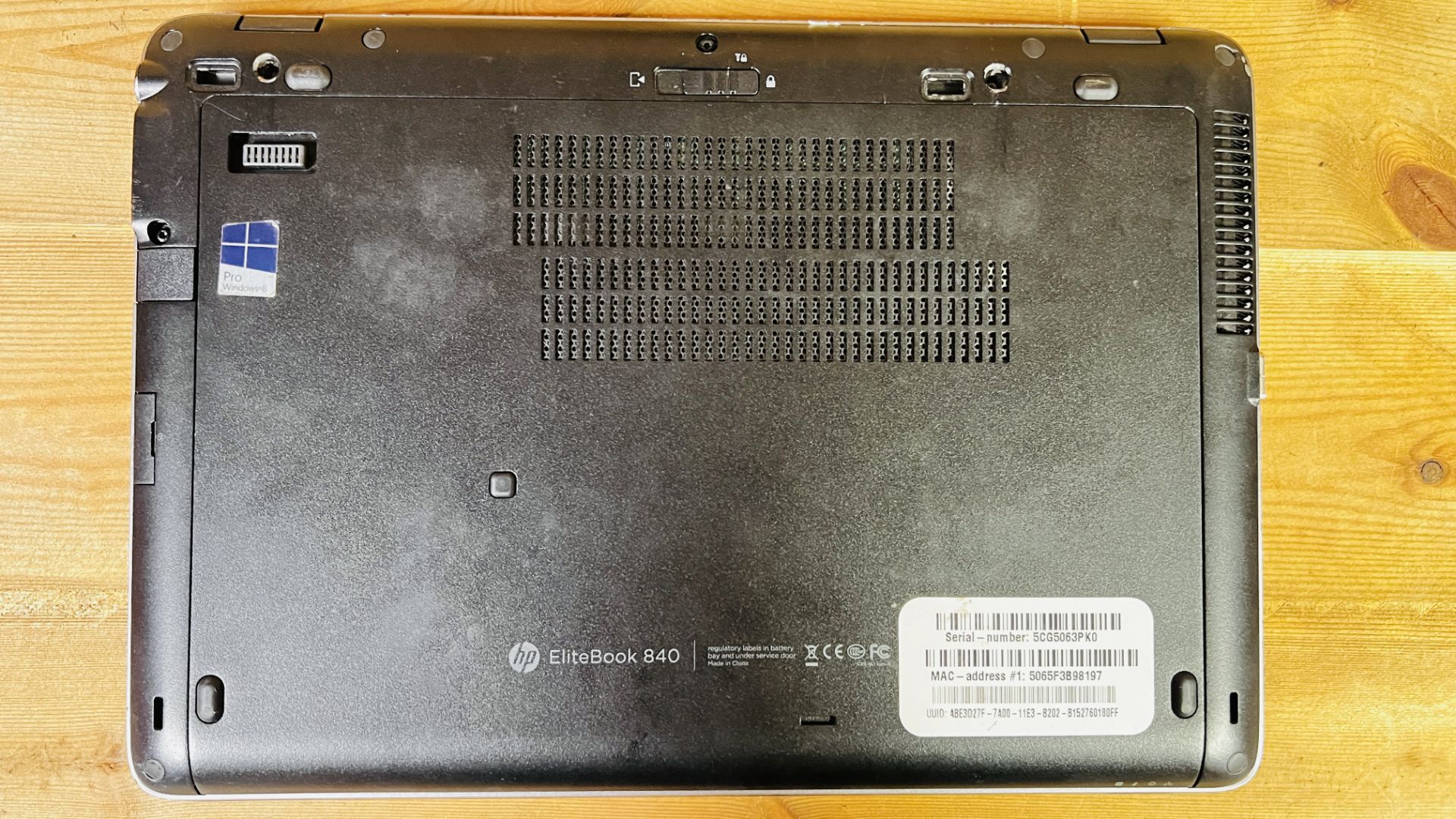 HP ELITEBOOK 840 LAPTOP CORE i5 COMPLETE - Image 5 of 9