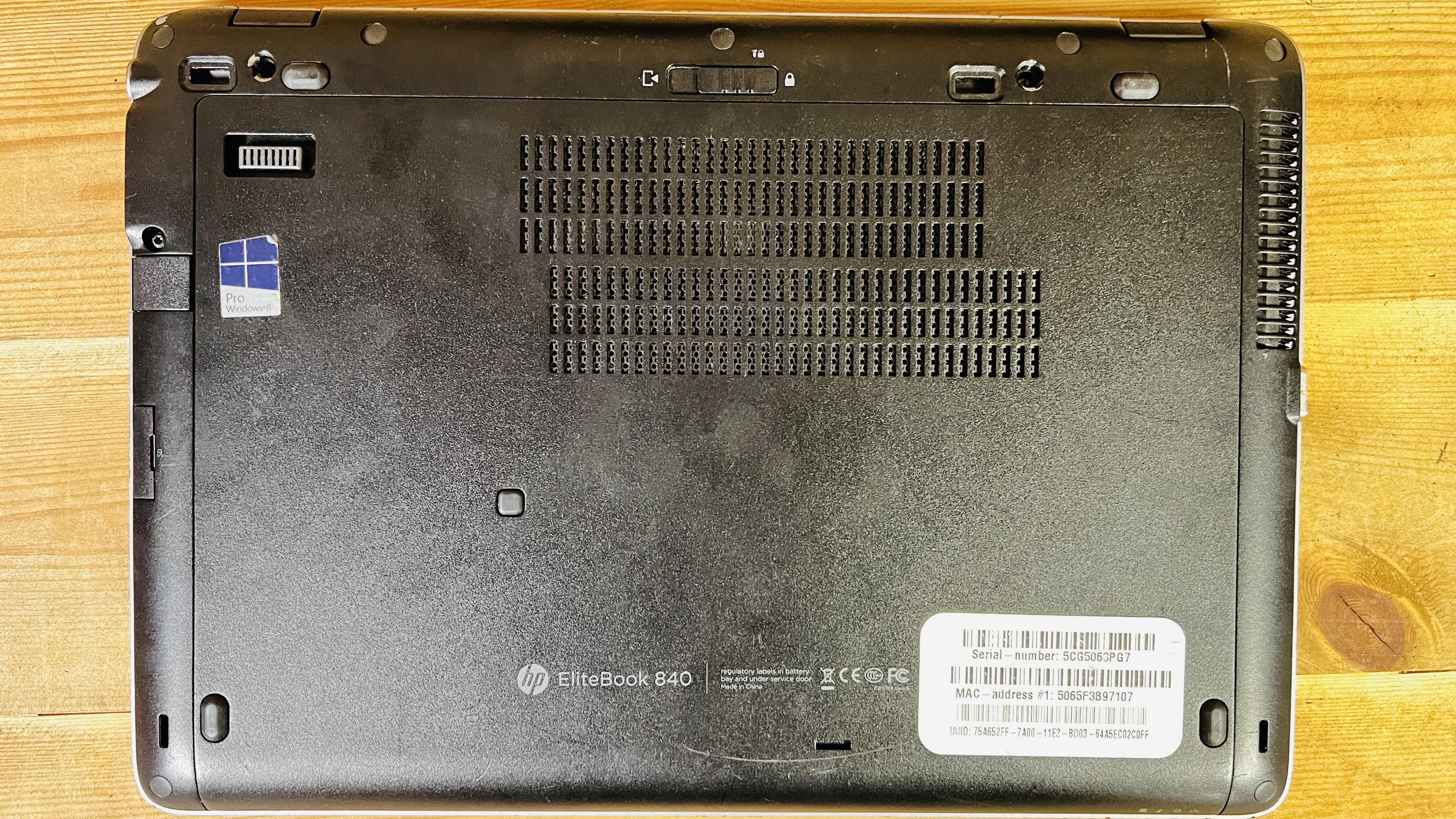 HP ELITEBOOK 840 LAPTOP CORE i5 COMPLETE - Image 5 of 9