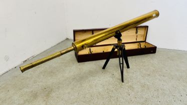 'EDUCATIONAL' BRASSED TELESCOPE BY W.