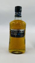 1 X 700ML HIGHLAND PARK 10 YEAR OLD VIKING SCARS SINGLE MALT WHISKY.