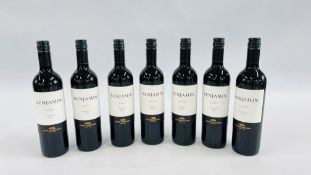 7 X BOTTLES NIETO SENETINER BENJAMIN ARGENTINIAN MALBEC.