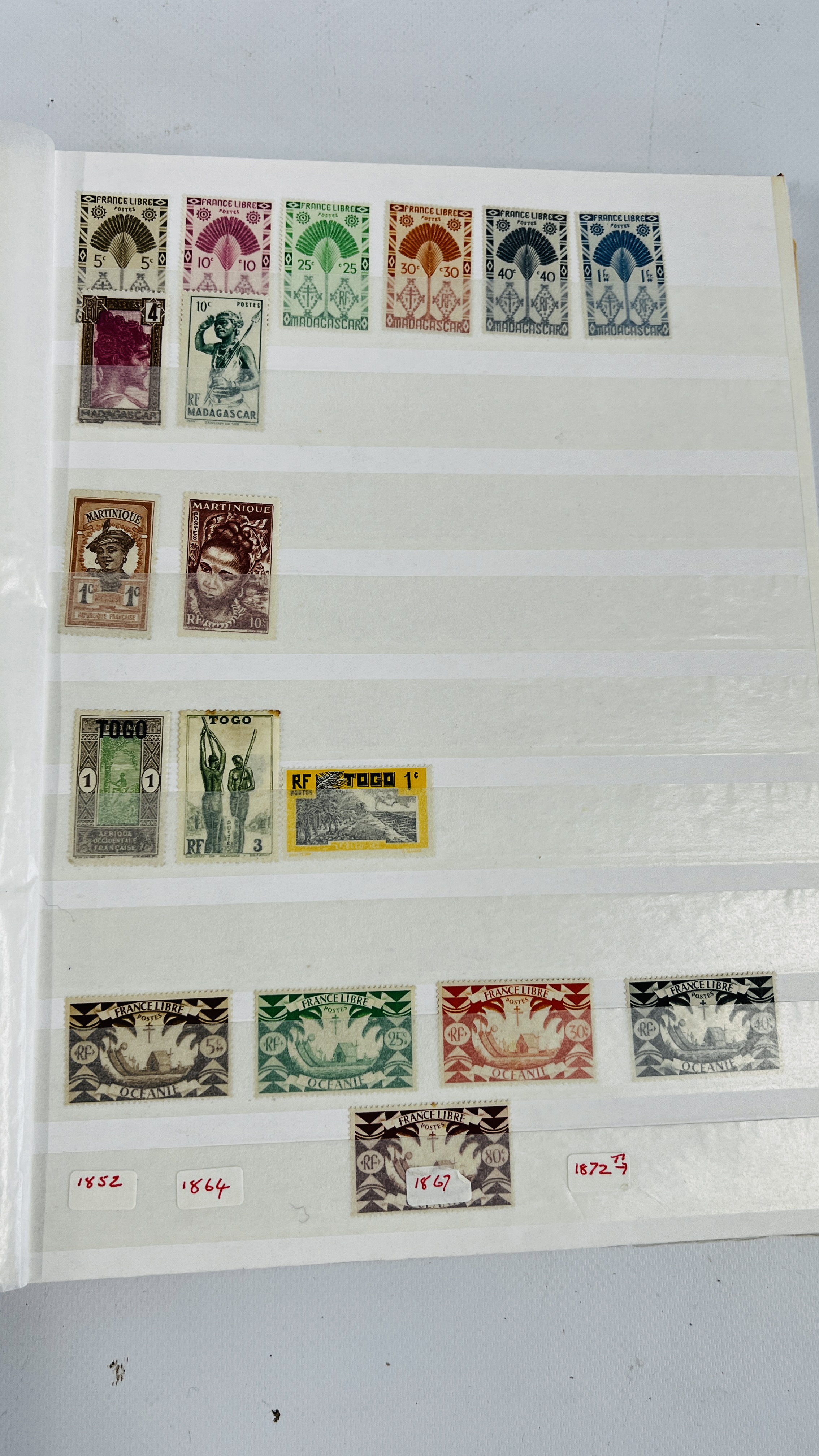 THREE STOCKBOOKS ALL WORLD STAMPS, SOME BETTER CATALOGUED ITEMS IDENTIFIED, FRANCE, - Image 12 of 15