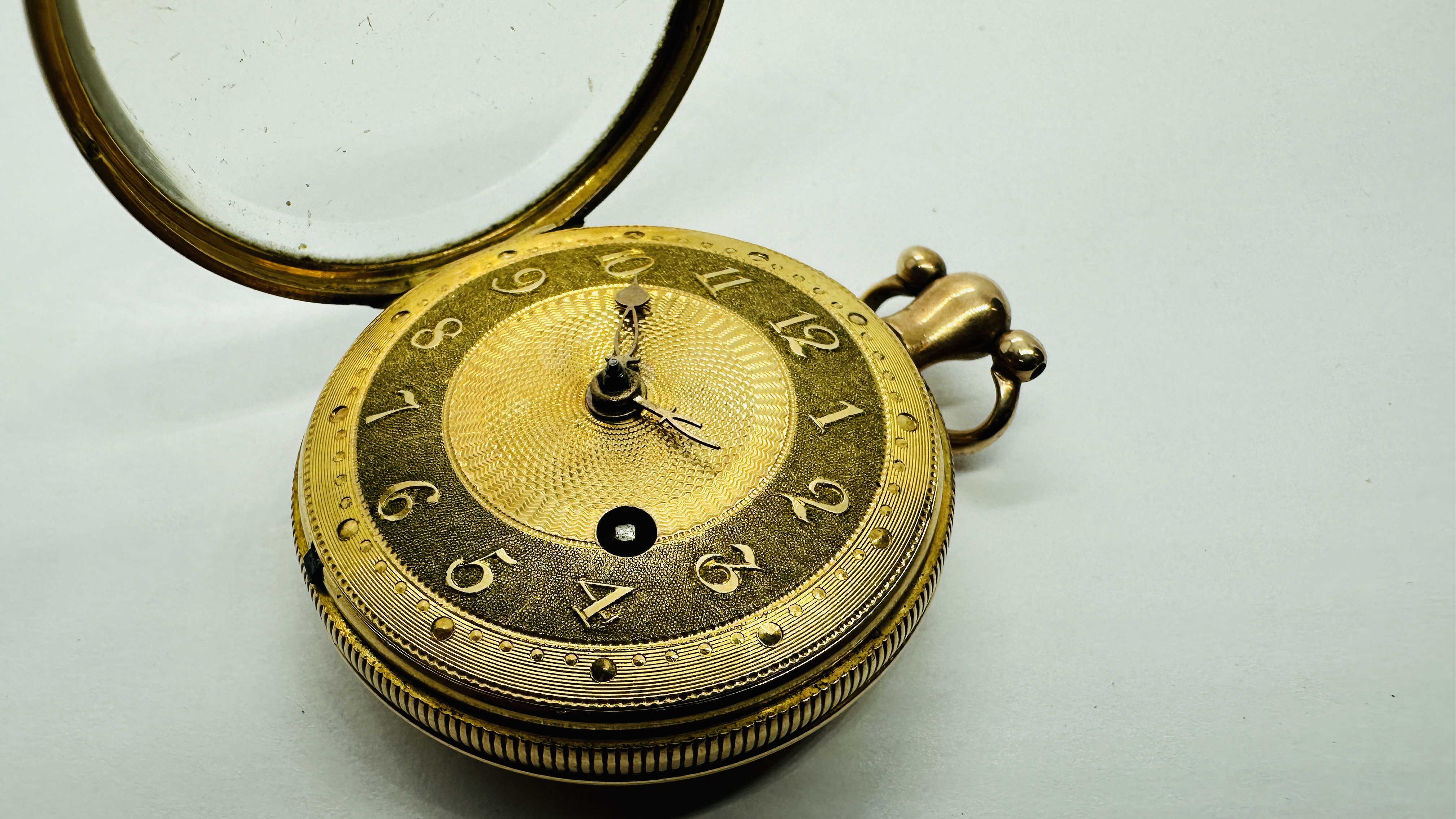 AN ANTIQUE 18CT GOLD CASED GENTS POCKET WATCH FUSSEE VERGE MOVEMENT INSCRIBED PAINGER? HOLBORN HILL - Image 18 of 33