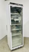 A POLAR REFRIGERATION GLASS DOOR DISPLAY FREEZER, MODEL CB921, W-600CM, H-185CM. - SOLD AS SEEN.