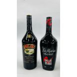 1 X 1 LITRE TIA MARIA COLD BREW COFFEE LIQUEUR WITH VANILLA & 100% ARABICA PLUS 1 X 1 LITRE BAILEYS